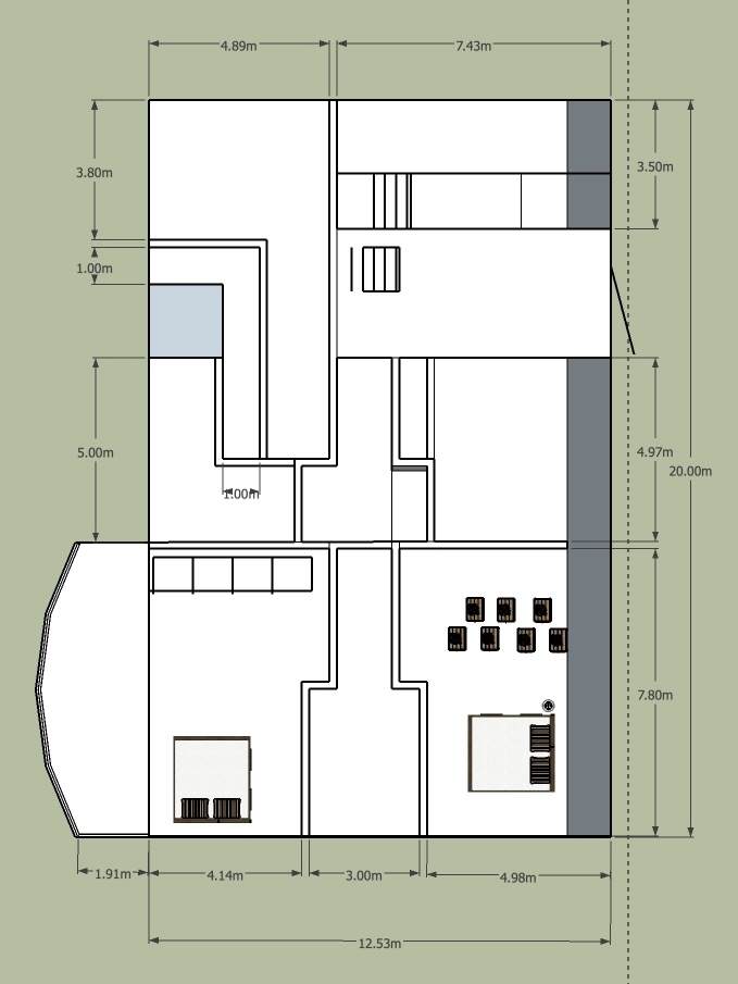 floor plan for the second floor