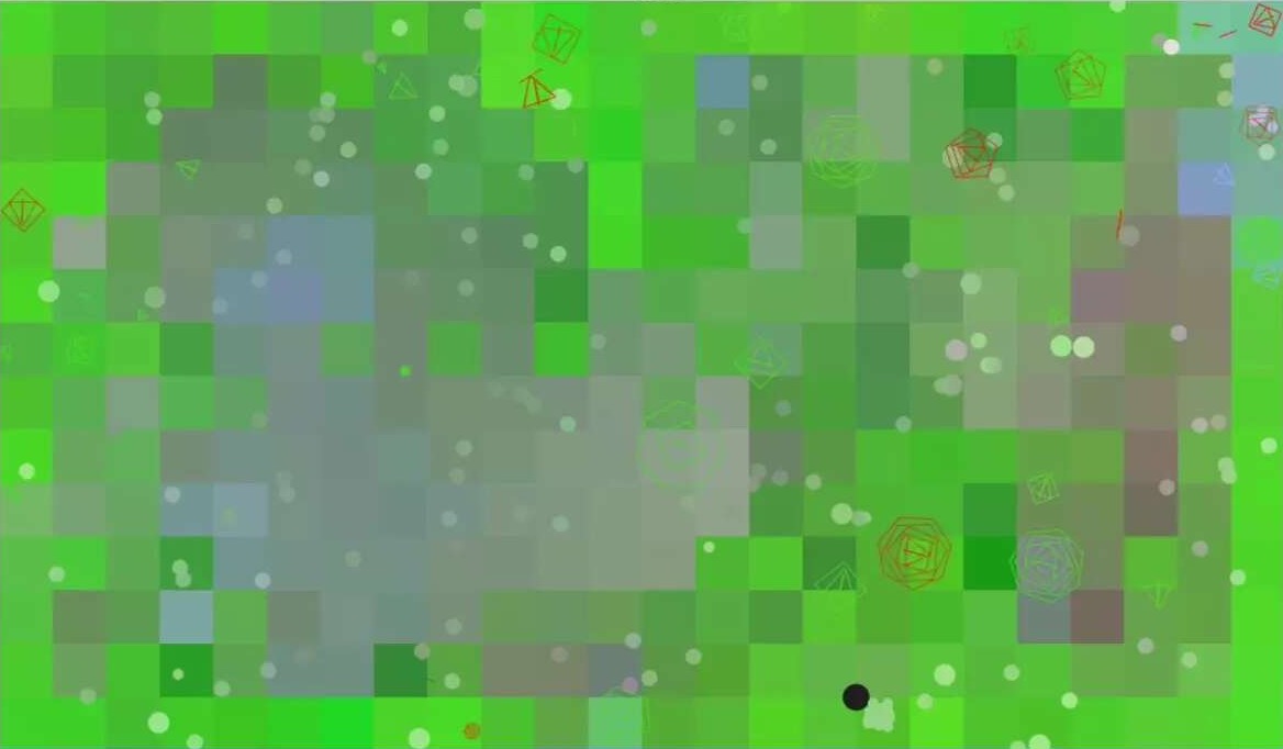 Colorful critters against a colorful background