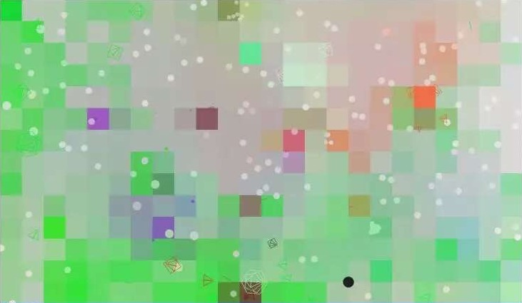 Colorful critters against a colorful background